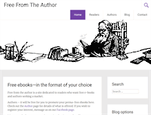 Tablet Screenshot of freefromtheauthor.com
